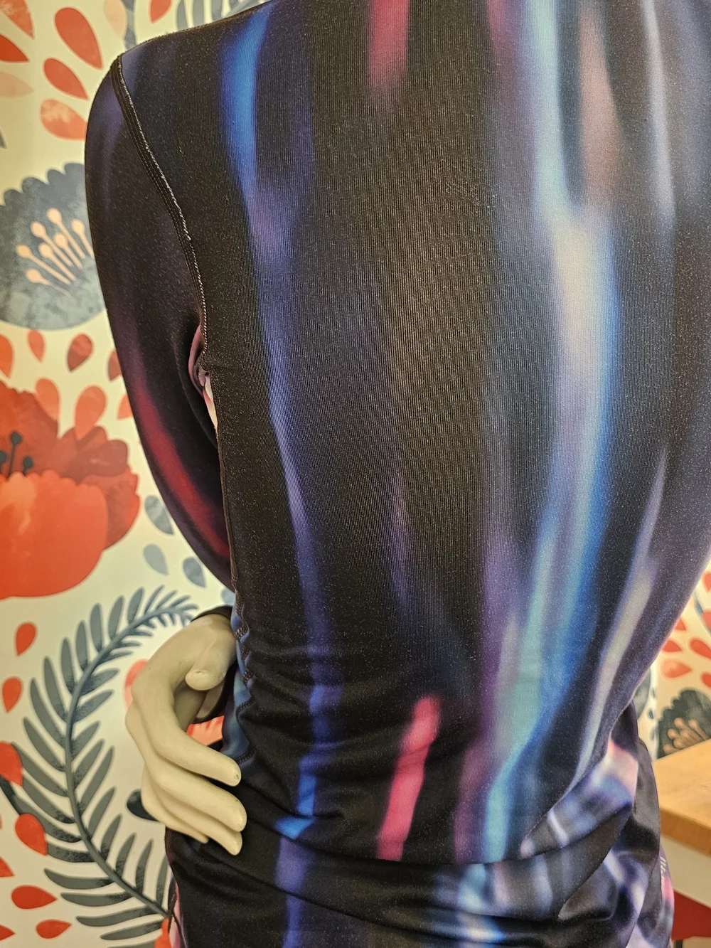 Nike Women's Zip-Front Dri Fit in Multicolor Aurora Print